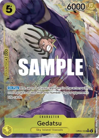 Gedatsu (OP05-102) (Alternative Art) — Awakening of the New Era (OP05)