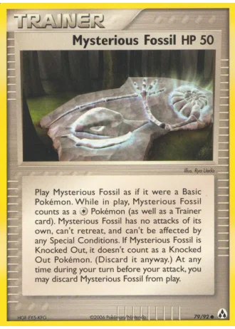 Geheimnis-Fossil #79/92 — EX Legend Maker