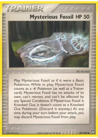 Geheimnis-Fossil #85/108 — EX Power Keepers