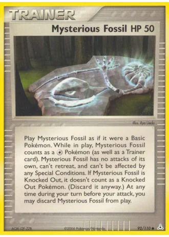 Geheimnis-Fossil #92/110 — EX Holon Phantoms