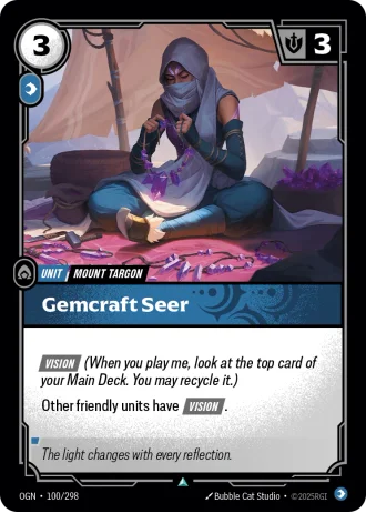 Gemcraft Seer #100/298 — Origins
