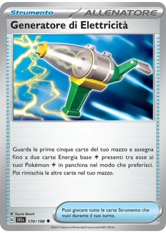 Generatore di Elettricità #170 — Scarlatto e Violetto