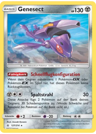 Genesect #127/214 — Kräfte im Einklang