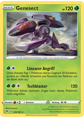 Genesect #16/185 — Farbenschock