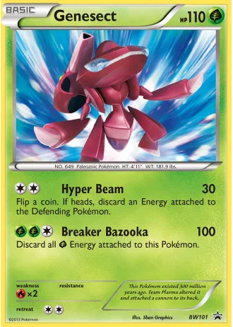 Genesect BW101 — Black & White Promos