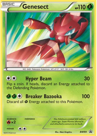 Genesect BW99 — Black & White Promos