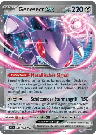 Genesect ex #067/86 — Schwarze Blitze