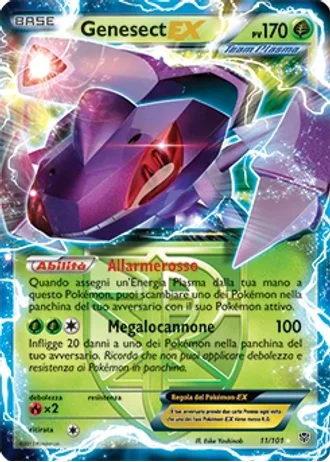 Genesect EX #11/101 — Esplosione Plasma