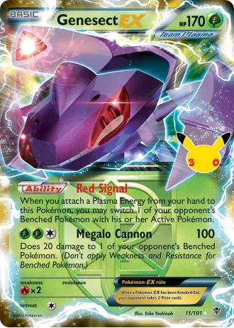 Genesect-EX #11/101 — Classic Collection (30th Celebration)