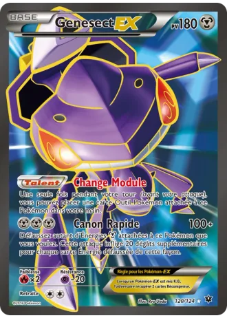 Genesect EX #120 — Impact des Destins