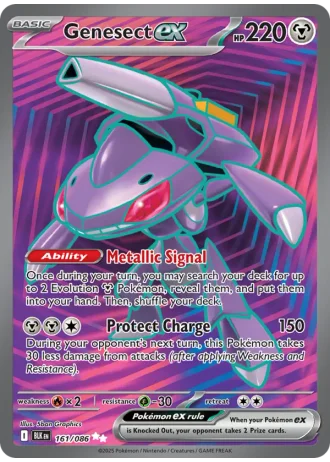 Genesect ex #161 — Black Bolt