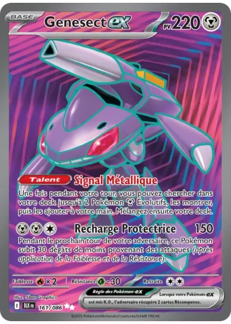 Genesect ex #161/86 — Foudre Noire