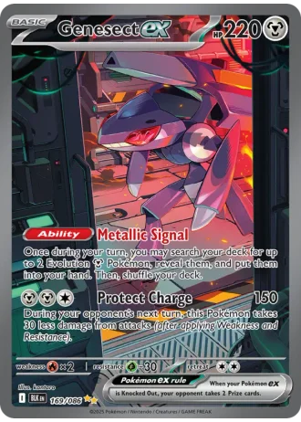 Genesect ex #169 — Black Bolt