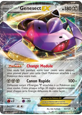 Genesect EX #64 — Impact des Destins