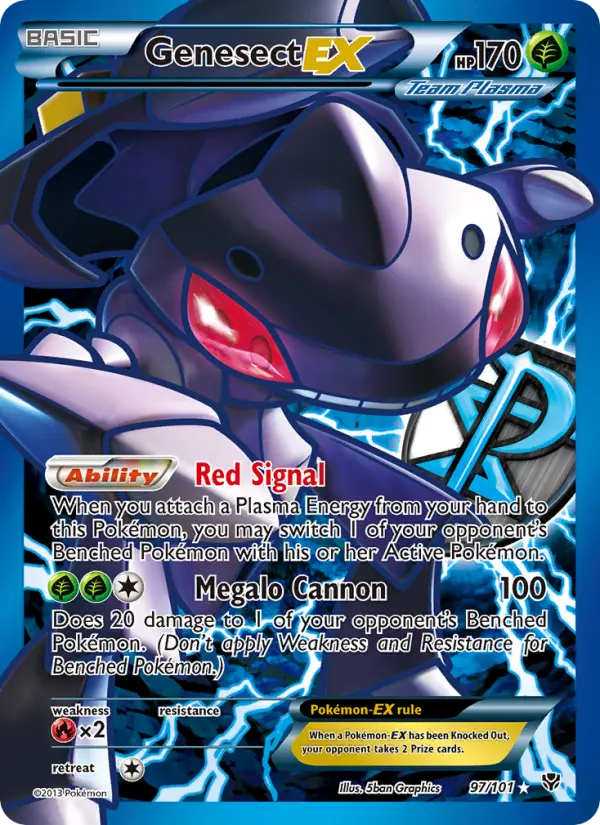 Genesect EX #97 — Plasma Blast