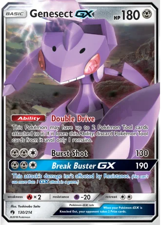Genesect GX #130 — Lost Thunder