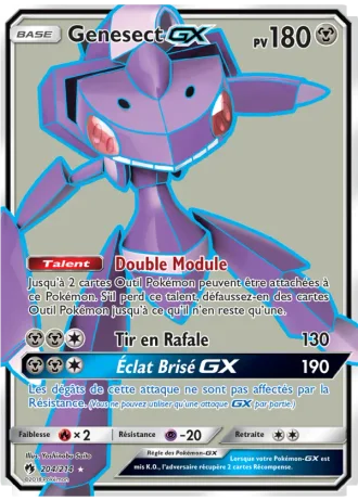 Genesect GX #204 — Tonnerre Perdu