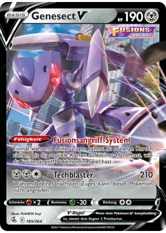 Genesect V #185 — Fusionsangriff