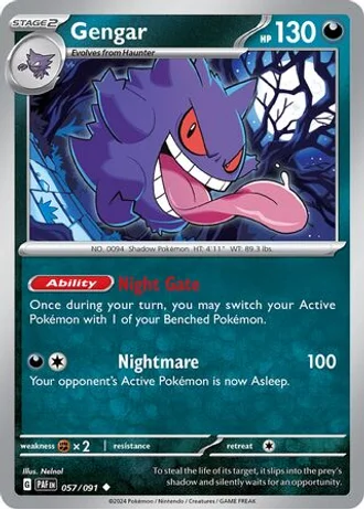 Gengar #057/091 — Trick or Trade 2024