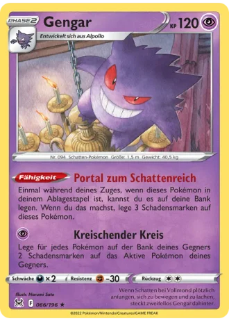 Gengar #066/196 — Verlorener Ursprung