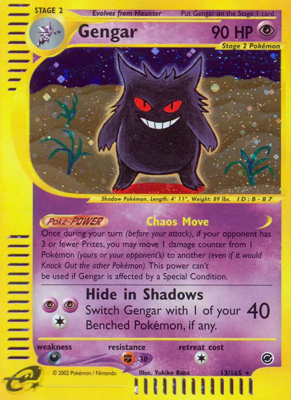 Gengar #13 — Expedition Base Set