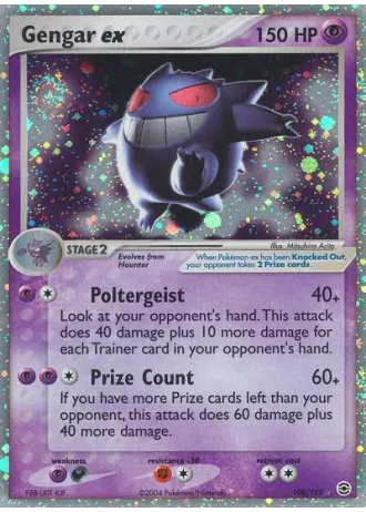 Gengar ex #108 — FireRed & LeafGreen