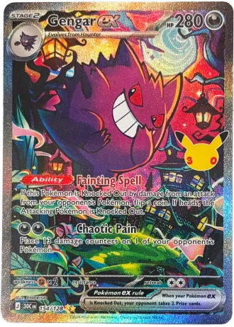 Gengar ex #154/128 — 30th Celebration