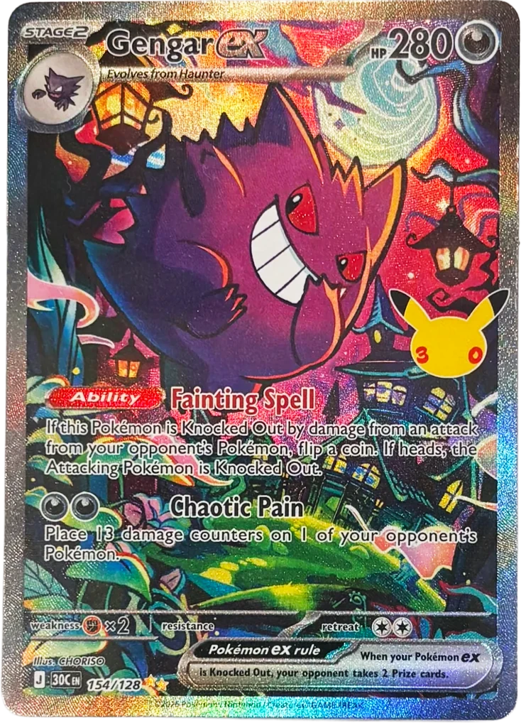 Gengar ex #154 — 30th Celebration