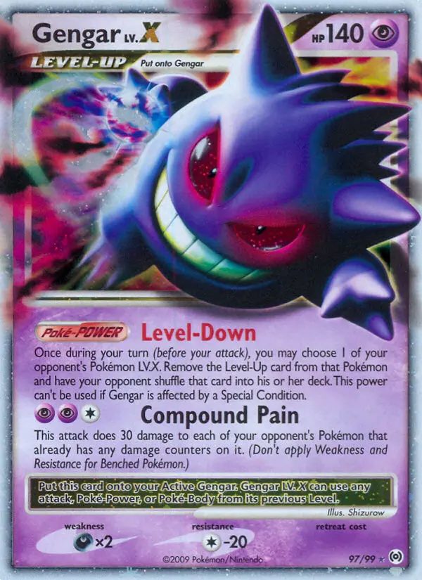 Gengar LV.X #97 — Arceus
