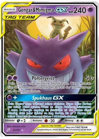 Gengar & Mimigma GX #53 — Teams sind Trumpf