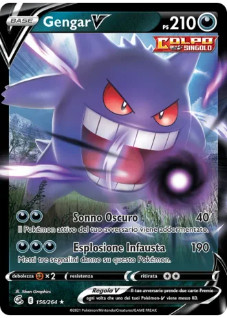 Gengar V #156/264 — Colpo Fusione