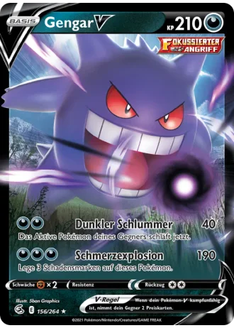 Gengar V #156/264 — Fusionsangriff