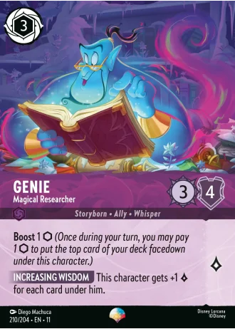 Genie - Magical Researcher #210/204 — Winterspell