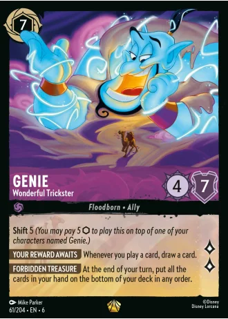 Genie - Wonderful Trickster #61/204 — Azurite Sea