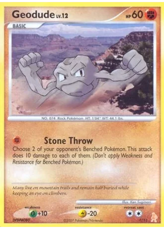 Geodude #1 — DP trainer Kit (Lucario)