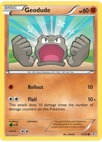 Geodude #43/83 — Generations