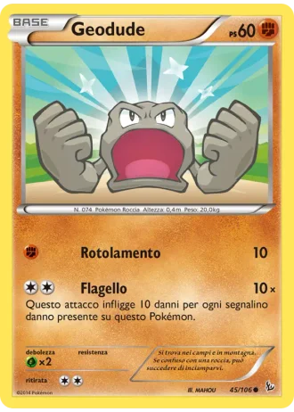 Geodude #45 — Fuoco Infernale