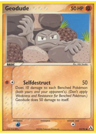 Geodude #53 — EX La Leggenda di Mew