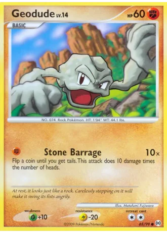 Geodude #65/99 — Arceus