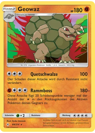 Geowaz #89/214 — Kräfte im Einklang