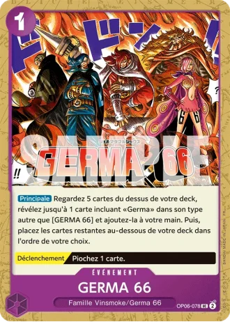GERMA 66 (OP06-078) (Pirate Foil) — ONE PIECE CARD THE BEST vol.2 (PRB02)