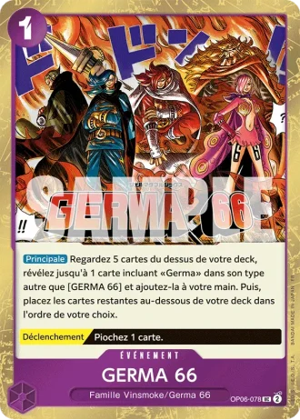 GERMA 66 (OP06-078) (Reprint) — ONE PIECE CARD THE BEST vol.2 (PRB02)