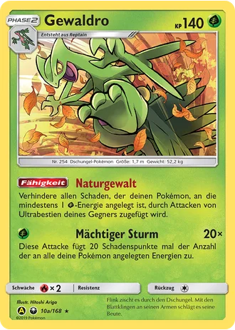 Gewaldro #10a/168 — Gelbes-A-Alternativkarten