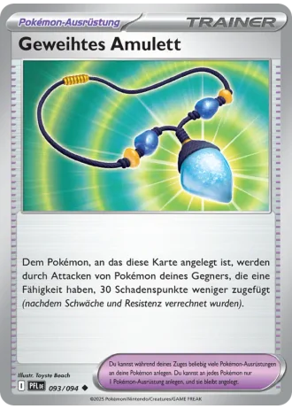 Geweihtes Amulett #093/94 — Fatale Flammen