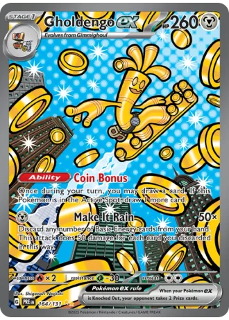 Gholdengo ex #164 — Prismatic Evolutions