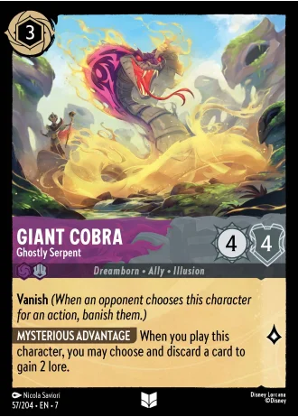 Giant Cobra - Ghostly Serpent #57/204 — Archazia's Island
