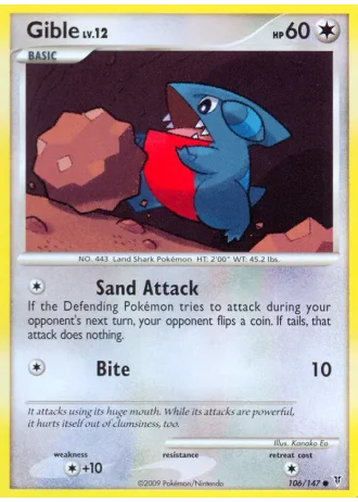 Gible #106/147 — Supreme Victors