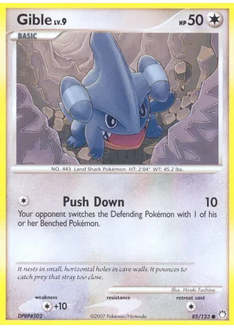 Gible #85/123 — Tesori Misteriosi