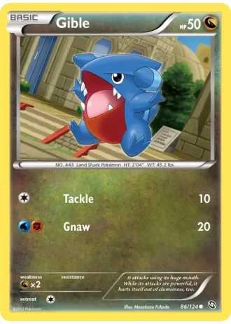 Gible #86/124 — Dragons Exalted