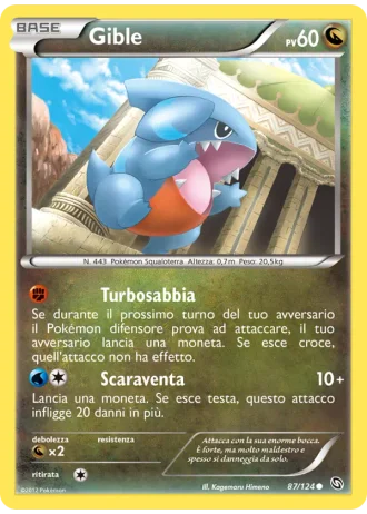 Gible #87/124 — Stirpe dei Draghi